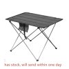 Folding camping table