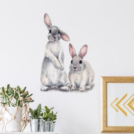 Rabbit wall sticker