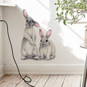 Rabbit wall sticker