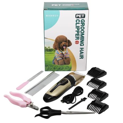 A perfect and rechargeable haircut kit for animals