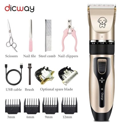 A perfect and rechargeable haircut kit for animals