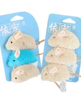 3 pcs mouse toy for cat