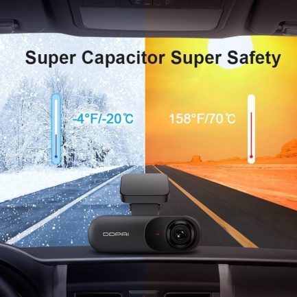 Ddpai android car camera including wifi connection, recorder 24h