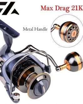 Spinning Reel Max Drag 21KG Spool, Gear 5.2:1 Ratio, High Speed ​Saltwater