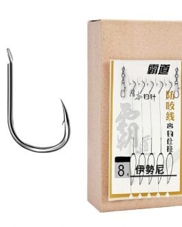 3 sets of fishing hooks japan with snap rolling swivel Anti-bite fishing saltwater hooks
