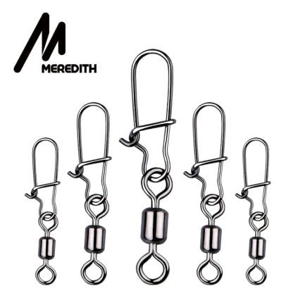 Meredith 50pcs connector pin bearing rolling swivel stainless steel