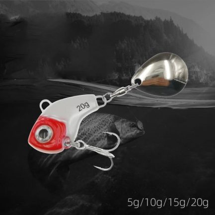 Rotating metal vibration bait spinner fishing lures 5/10/15/20g
