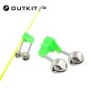 Outkit 5pcs/lot fishing bite alarms, rod bell , clamp tip clip