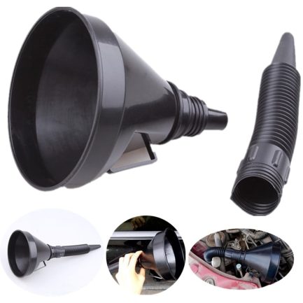 Oiler funnel for car, truck, motorcycle. filled plastic with spout pipe