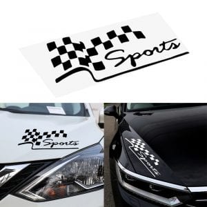 Car Stickers Racing Sports Flag
