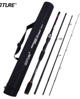 Goture Xceed Spinning Casting Carbon, Fishing Rod 3.0M 2.7M 2.4M 2.1M 1.98M, Light, 4 Sections, Portable Bag