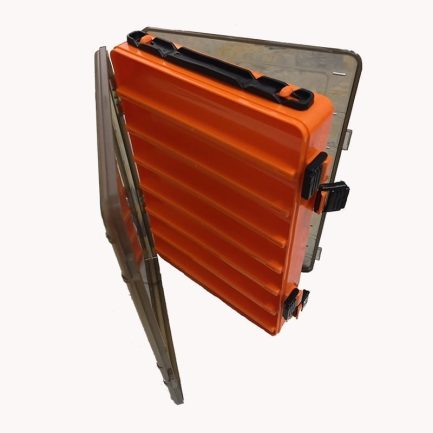 Large-capacity fishing tackle box, double-decker, box portable