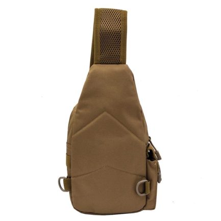 Black waterproof  sling chest bag, men 1000d.