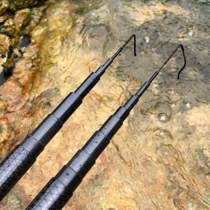 Ghotda 3.6m-7.2m telescopic fishing rod high carbon portable super hard