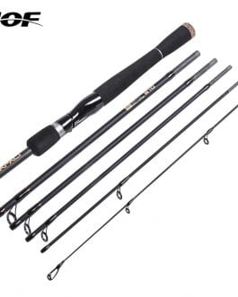 JOF Fishing Rod Lengthened Handle, 6 Sections, Carbon Fiber, Travel Rod, 2.1m-2.7m