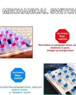 Original Motospeed K87S, Gaming Mechanical Keyboard with RGB Backlight Red/Blue Switch