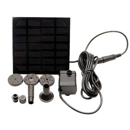 Solar panel powered, water fountain pool,  sprayer with water pump & 3 spray heads