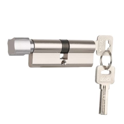 Door cylinder lock biased 70mm 3 keys anti-theft entrance brass ab door lock