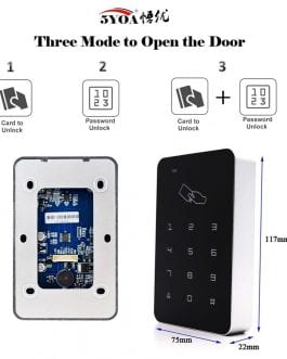 Standalone Access Control Keypad Waterproof, digital panel Card Reader Door Lock System