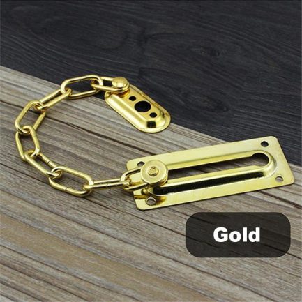 Stainless steel door safety lock guard chain security bolt