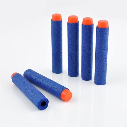 1000/400/300/200/100pcs blue solid round head bullets 7.2cm for nerf series blasters