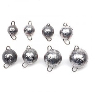 Rompin 5pcs Fishing Lead Sinker Weight, 3g-28g Hook Connector Quick Release