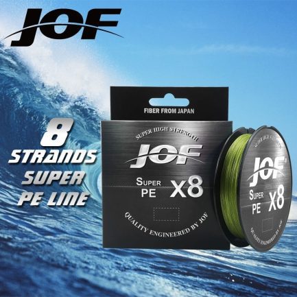 Jof 8 weaves multifilament fishing line, 150m 300m 500m 8 strands, 15 20 30 40 50 60 80 100lb