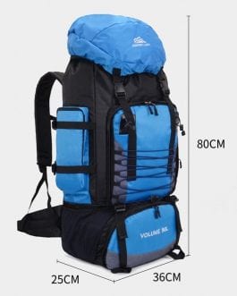90L 50L Travel Bag Camping Backpack Hiking, Army Climbing Bags Trekking, XA857WA