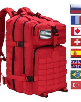 50L Military Tactical Backpack, Training Gym Fitness Bag, Man Outdoor Hiking