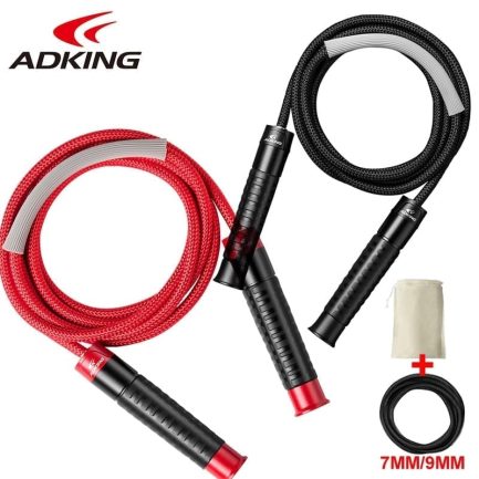 Adking 7mm/9mm jump rope, tangle-free skipping rope for power training