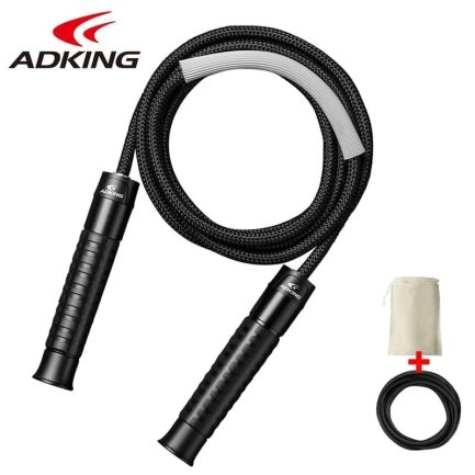 Adking 7mm/9mm jump rope, tangle-free skipping rope for power training