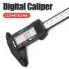 Electronic digital caliper, carbon fibre vernier, calipers plastic gauge lcd micrometer 150mm/6in