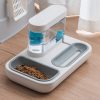 4 style bowl for cats, feeder bowls kitten automatic drinking fountain 1.5l capacity