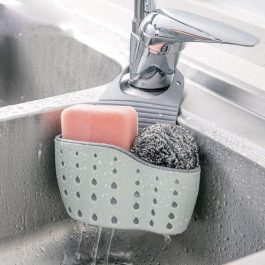 1Pcs Utensils Organizer Adjustable Snap Sink Soap
