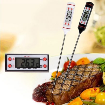Digital thermometer sensor probe, for meat, water, milk