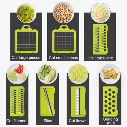 Food crusher onion cutter, vegetable chopper, salad slicer manual
