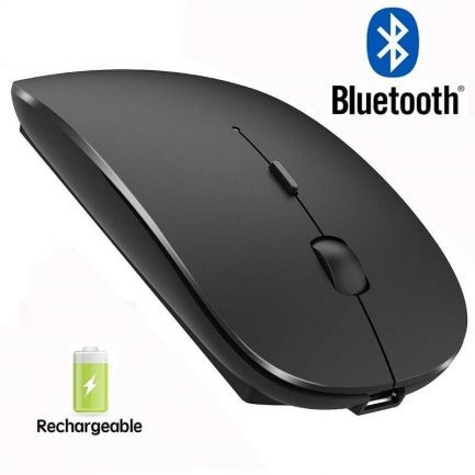 Wireless mouse, bluetooth, rechargeable, ergonomic, usb optical for laptop and pc