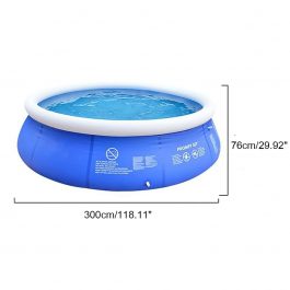 8-9 People Outdoor Inflatable Swimming Pool, Pool Party Supply