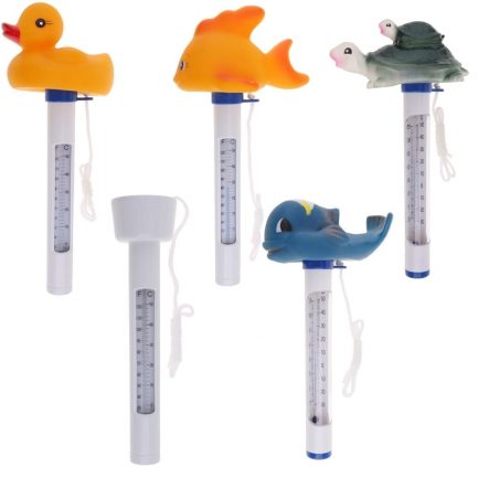 Floating thermometer, water temperature tester tool