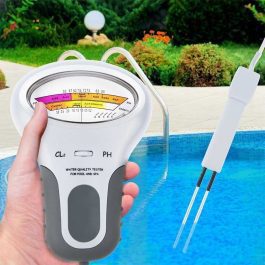 ZK3 Chlorine Meters, PH Tester, 2 in 1 Tester Water Quality for Swimming Pool Aquarium Drinking water