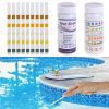 50pcs multipurpose chlorine ph test strips, swimming pool water tester