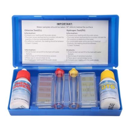 Ph and chlorine, water test kit