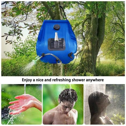 Outdoor camping heating shower 20l, solar water storage bags