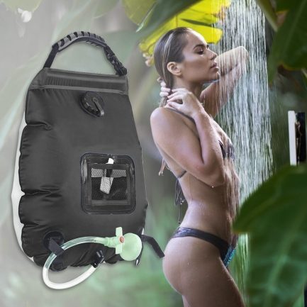 Outdoor camping heating shower 20l, solar water storage bags