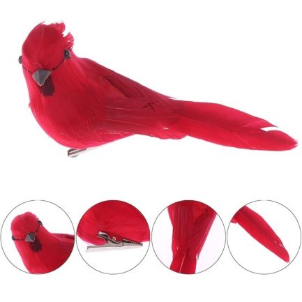 Creative feather artificial parrots, home or outdoors decoration