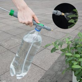 Household High Pressure, Manual Plastic Air Pump, Adjustable Drink Bottle, Spray Watering Head