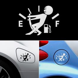 Funny Car Sticker, Pull Fuel Tank Pointer To Full
