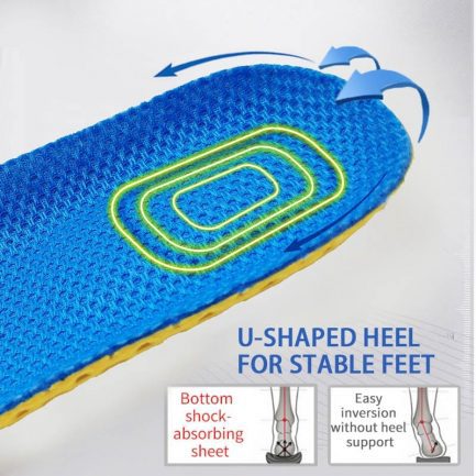 Memory foam insoles for shoes, sole mesh, breathable cushion