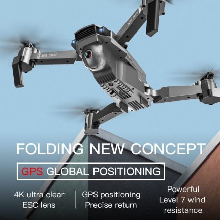 Smart drone 4k 16mp, hd esc, camera dual gps follow me,  foldable selfie, live video