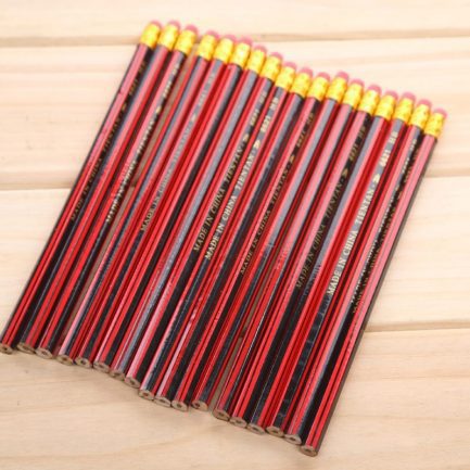 20/30/50/100 pcs. sketch wooden lead pencils hb with eraser